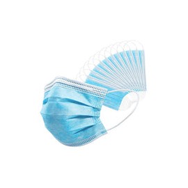 100 máscaras faciales para niños, respira libremente, 3 capas de filtro no tejido, máscaras desechables antipolvo para las orej