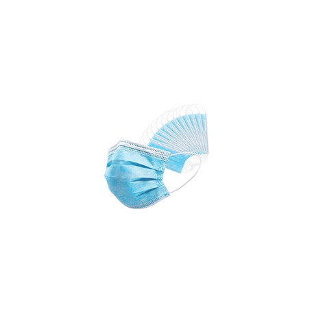 100 máscaras faciales para niños, respira libremente, 3 capas de filtro no tejido, máscaras desechables antipolvo para las orej