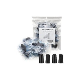 100 pares de tapones para los oídos de espuma para reducir el ruido desechables, tapones para los oídos para dormir y proteger 
