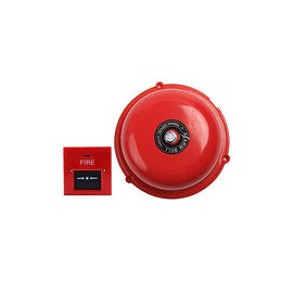100dB High-Decibel Fire Alarm Bell tipos de huelga interna de acero inoxidable de 6 pulgadas Campana eléctrica utilizada para a