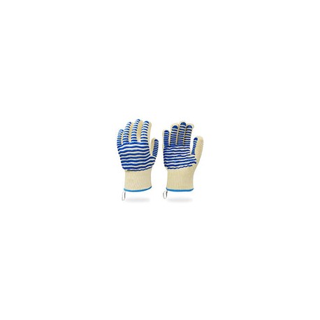1 par de guantes de silicona para barbacoa, antideslizantes, lavables, 500 grados, ignífugos, parrilla de Camping para el hogar