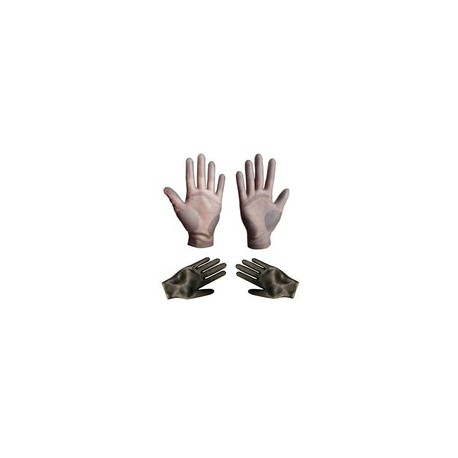 1 par de guantes de silicona para resina epoxi, reutilizables, guantes de nitrilo, protectores de dedos para manualidades, joye