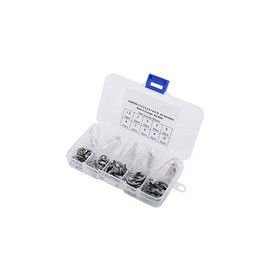 120Pcs 304 acero inoxidable E-Clip retenedor anillo de anillo de retención Anillo, 1.5mm-10mm