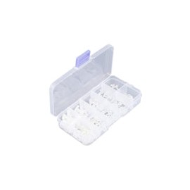 150 Piezas Tornillos de Nailon Tuercas Pernos Arandelas Kit de Sujetadores en Caja Reemplazo de Tornillo de Plástico M2 M2.5 M3