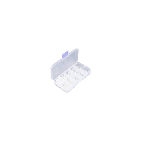 150 Piezas Tornillos de Nailon Tuercas Pernos Arandelas Kit de Sujetadores en Caja Reemplazo de Tornillo de Plástico M2 M2.5 M3