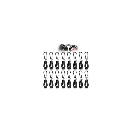 16 clips de guantes para el trabajo, clip de soporte para guantes, trabajador de la construcción para gafas, cascos, clip de ag