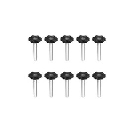 10 piezas de plástico hexagonal de sujeción de mano Gripandles tornillo pomos de extracción rápida manija estrella perilla mach