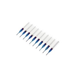 10 Unids Cono Fresa de Carburo de Tungsteno Cortador Recubierto Azul Molino de Fresas Para Pcb Scm Placa de Circuito Máquina de