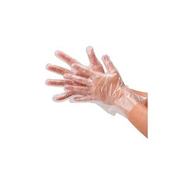 100 Guantes Desechables Polietileno – sin látex, plástico para preparación de Alimentos, Guantes Seguros para cocinar, Limpieza