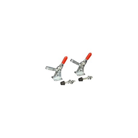 2 piezas de 50 kg 110 kg de brida de barra en U 101A abrazadera de carpintería con base vertical
