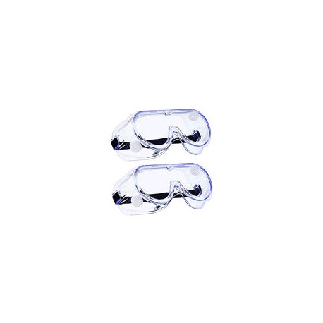 2-pc Gafas De Protección De Seguridad,polvo Gafas Splash Respirable Gafas Selladas Para Ojos Envolventes Anti-niebla Transparen