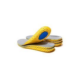 3 pares de plantillas elásticas de absorción de impactos para zapatos transpirables de panal de abeja para zapatillas de deport