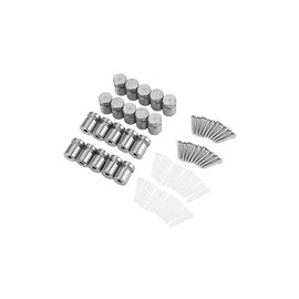 20PCS M12 * 20mm soporte de acero inoxidable tornillo perno accesorios publicidad fijación Pin soporte de vidrio soporte de per