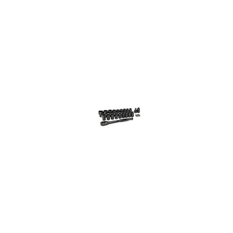 20Pz Jgo Matraca 3/8" Pass-Thru