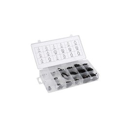 300Pcs 2-32mm Kit de Anillos de Retención E-Clip Snap Circlip Kit Juego de Surtido de Anillos de Retención Externos