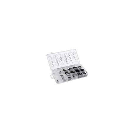 300Pcs 2-32mm Kit de Anillos de Retención E-Clip Snap Circlip Kit Juego de Surtido de Anillos de Retención Externos