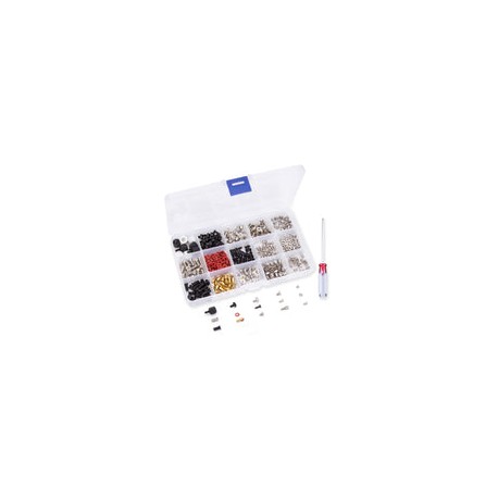 345 Pieces Basic Computer Screw Set, Accesorios Básicos para Ordenador y Kit de Tornillos, Equipo de Tornillos de la Computador
