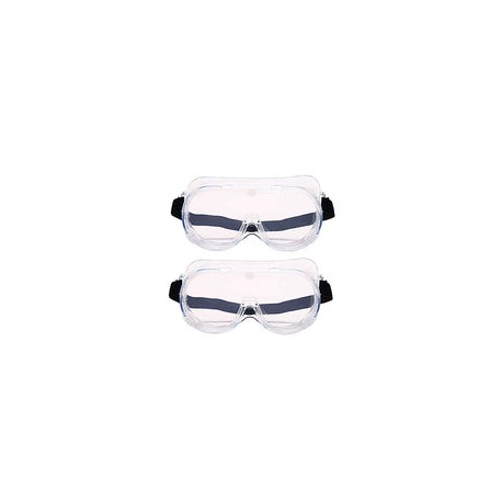 360° Gafas De Protección De Seguridad,polvo Gafas Splash Respirable Anti-niebla Gafas Médicas 2-pcs