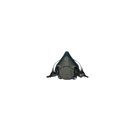 3M Rugged Comfort - Respirador reutilizable de media cara 6503/49491, válvula de flujo frío, silicona, soldadura, lijado, limpi