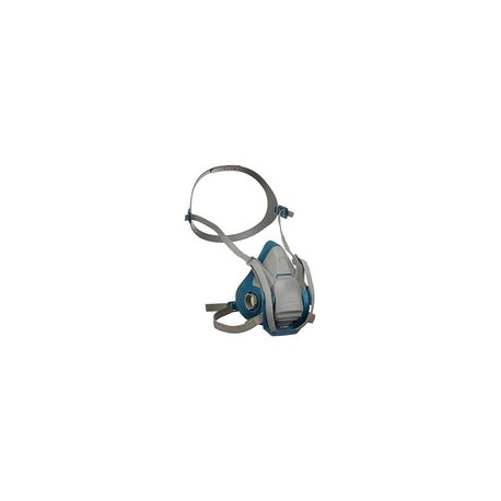 3M Rugged Comfort 6502QL - Respirador reutilizable con cierre rápido de media cara, gases, vapores, polvo, tamaño mediano, paqu