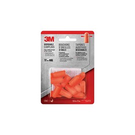 3M Safety Tapones desechables para los oídos, 7 pares (92077-80025T)