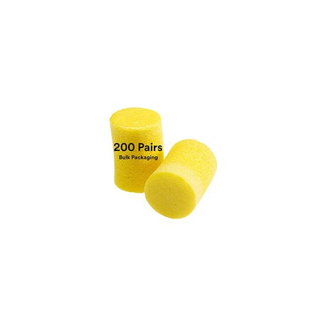 3M E-A-R Classic 390-1000, sin cable, desechable, espuma, NRR 29, para perforar, moler, mecanizado, sierra, lijar, soldar, gran