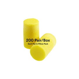 3M E-A-R Classic Plus 310-1101 - Tapones para los oídos, desechables, espuma, NRR 33, para perforar, moler, mecanizado, sierra,