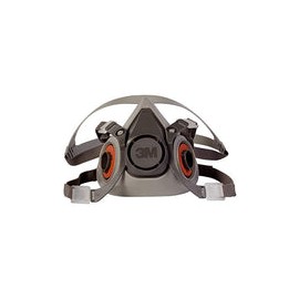 3M Half Facepiece Reusable Respirator 6200/07025(AAD), Respiratory Protection, Medium(Pack of 1)