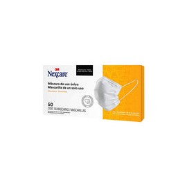 3M Nexcare Mascarilla Desechable Uso Diario, 50 Piezas