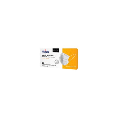 3M Nexcare Mascarilla Desechable Uso Diario, 50 Piezas