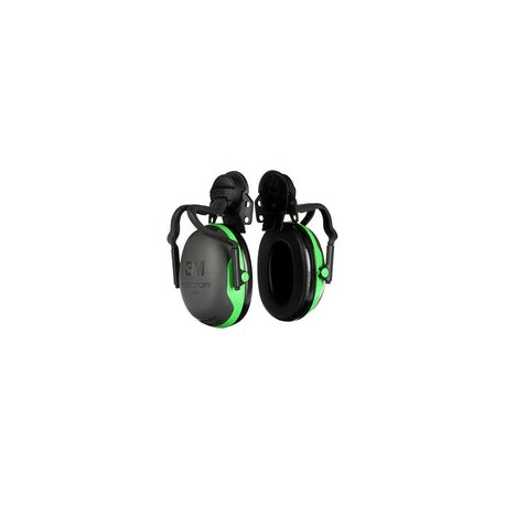 3M PELTOR - Orejeras, paquete de 10 unidades, protección contra el ruido NRR 20 dB, accesorio de sombrero duro de ala completa,