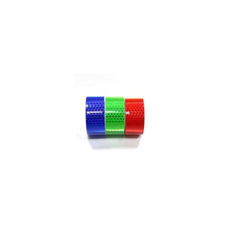 3 piezas 2,5 cmx2.5 m autoadhesiva de seguridad cinta de advertencia de seguridad cinta de vidrio reflector cinta cinta adhesiv