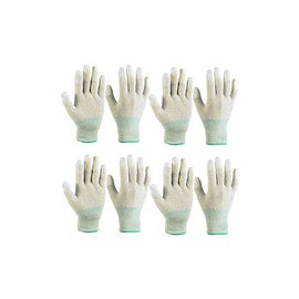 4 pares de guantes antiestáticos ESD, guantes de policarbonato con fibra de carbono de alta resistencia, guantes antiestáticos 