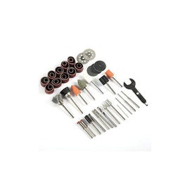 46PCS Amoladora Eléctrica Accesorio de Molienda de Aire Kit de Pulido de Corte y Lijado Papel de Lija Cepillo de Alambre de Ace
