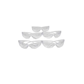 4defender Lentes de protección Transparentes para Adultos 5pz