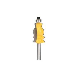 8 Mm V¨¢stago Carpinter¨ªa,Brocas Buriladoras Rodamientos de Fresadoras Cola de Pescado Barandilla Router Bit Edge Acabado Fres