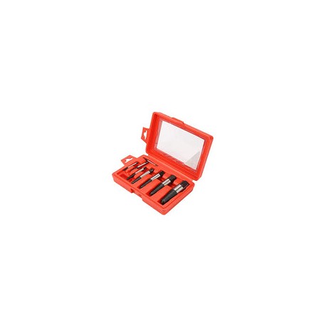 8 Unidades Extractor de tornillos Juego Extractor de tornillos y pernos pelados Quita fácilmente los tornillos pelados dañados 