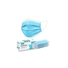 50 mascarillas desechables – Filtro antipolvo, transpirable, 3 capas de purificación