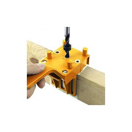 A-XINTONG - Juego de 11 plantillas de bolsillo de mano para carpintería, guía de posicionamiento de agujeros de perforación, br