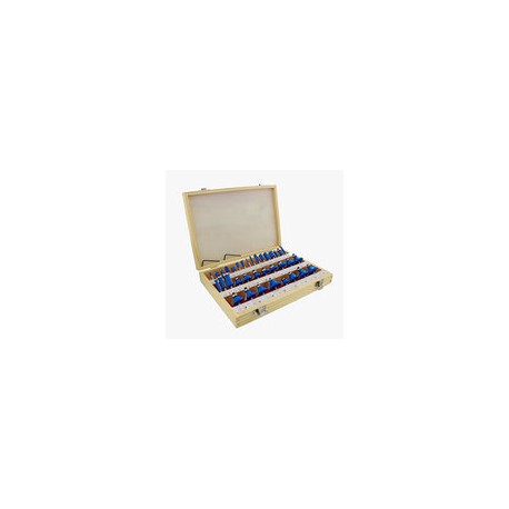 ABN Juego de brocas de carburo de tungsteno de 35 piezas, vástago de 1/4 pulgadas, kit de brocas de enrutamiento para carpinter