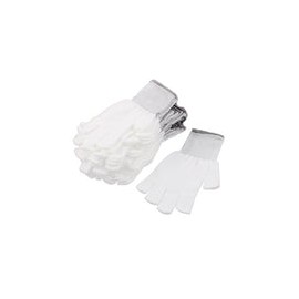 Aexit 10 13 Nylon Labor Protection Guantes antideslizantes antiestáticos, (model: K6496VIX-6834LP) medio dedo,