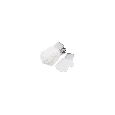 Aexit 10 13 Nylon Labor Protection Guantes antideslizantes antiestáticos, (model: K6496VIX-6834LP) medio dedo,