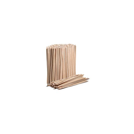 Agitadores de café de madera, paquete de 1000 varillas desechables, palitos de madera de 5.5 pulgadas para café y cócteles, mez