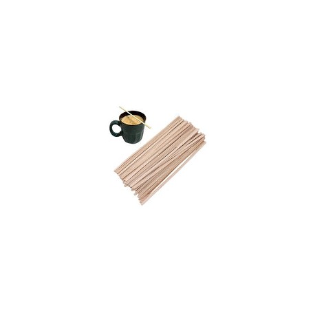 Agitadores de café, 500 Unidades de Agitadores de café de 7.5 in de Madera de Abedul, Biodegradables, Respetuosos con el Medio 