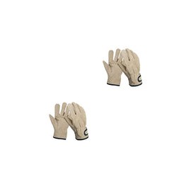 AIXXCUVQ 2 Juegos de 1 par de guantes para barbacoa con aislamiento térmico, ignífugos, gruesos, Unisex, guantes para asar, pro