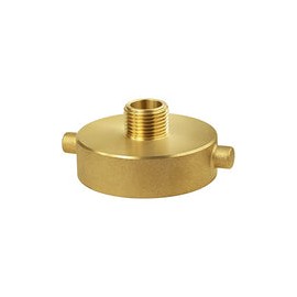 Adaptador de manguera de hidrante de incendios de 2-1/2 pulgadas NST/NH hembra x 3/4 pulgadas GHT macho, adaptador de manguera 