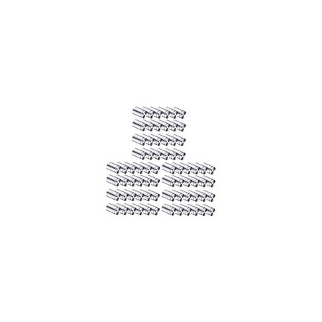 ALGONETO - Paquete de 150 tornillos separadores para letreros publicitarios, soportes de pared de acero inoxidable, clavos acrí