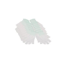 Aexit 10 13 Nylon Labor Protection Guantes antideslizantes antiestáticos Half (model: H1941IIIVII-1357IM) Finger PU White