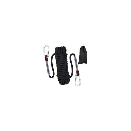 Alicacho Cuerda de escalada de 10 mm, cuerda de escalada estática para exteriores, cuerda de escape, equipo de escalada en hiel