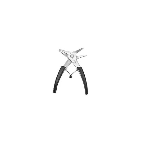 Alicates de anillo doble cautivo + 1 anillo de presión convertible de doble propósito, herramienta de remontaje para alicates i